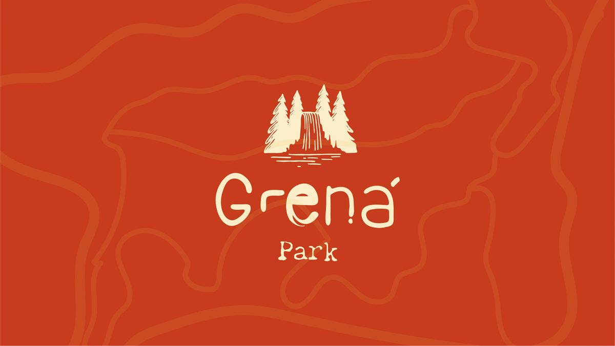 Logótipo do Parque Grená, santuário natural nas Furnas
